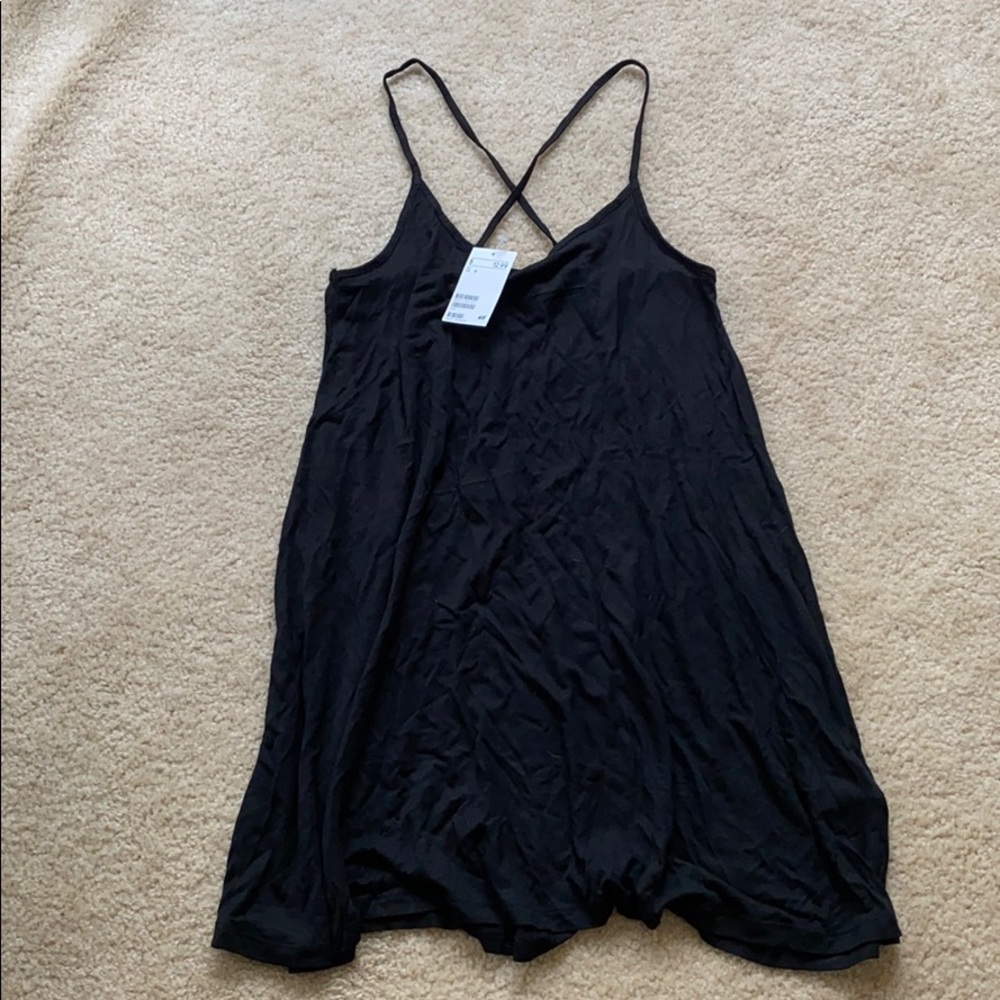 NWT Black H & M Swing Dress Size Small